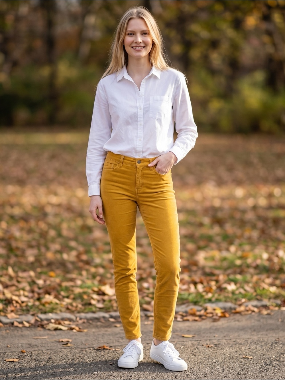 Old Navy Yellow Skinny Jeans